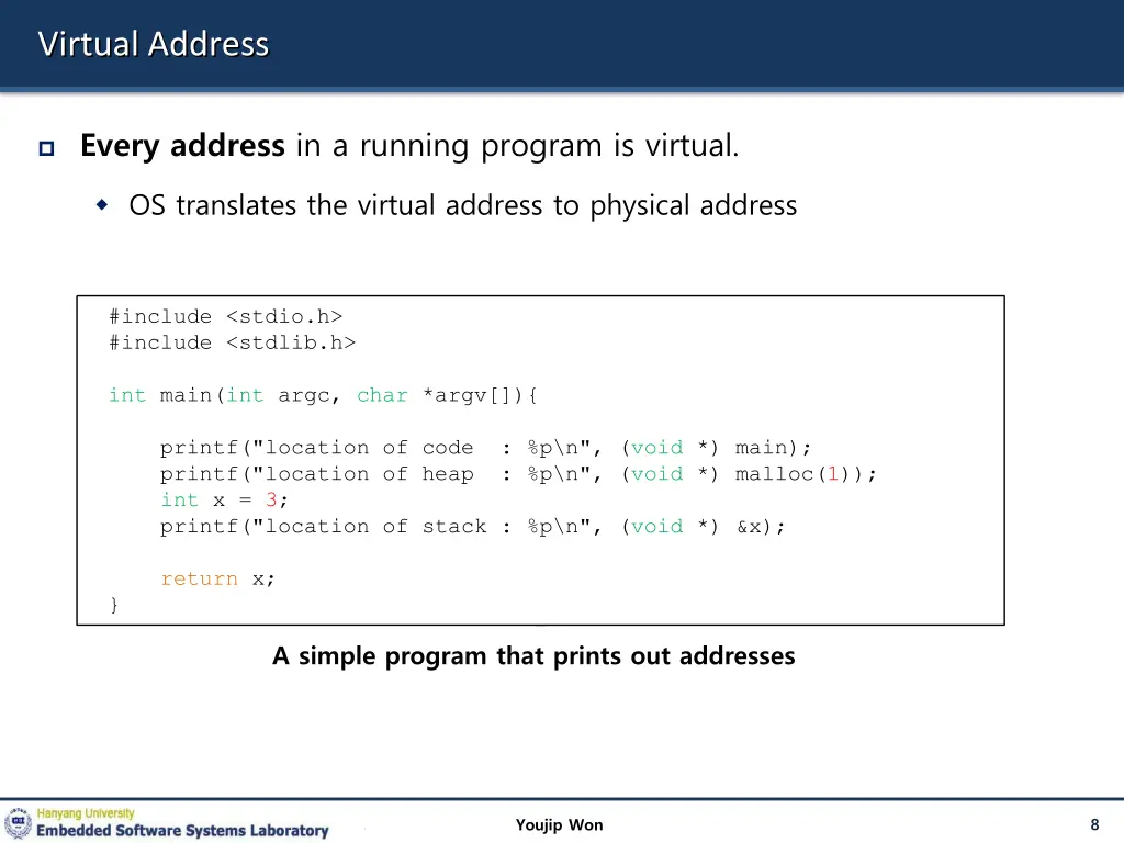 virtual address