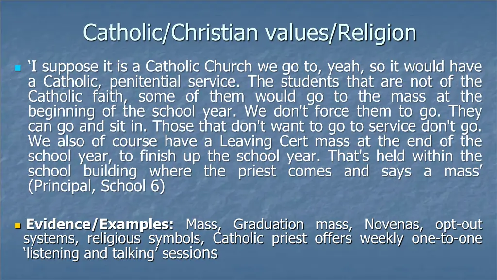 catholic christian values religion