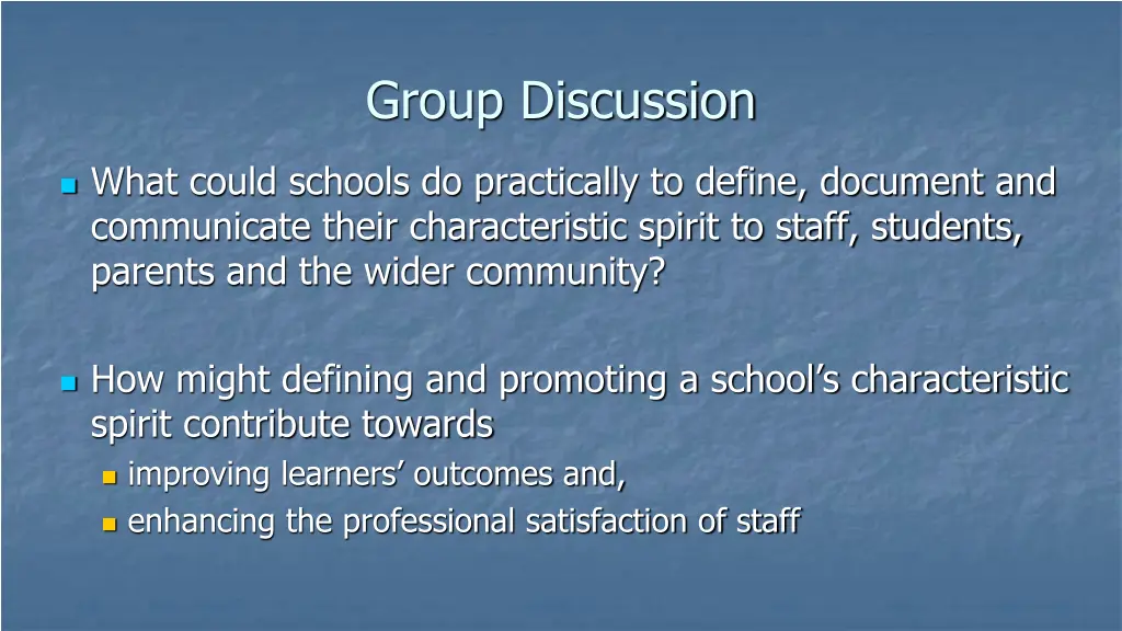 group discussion