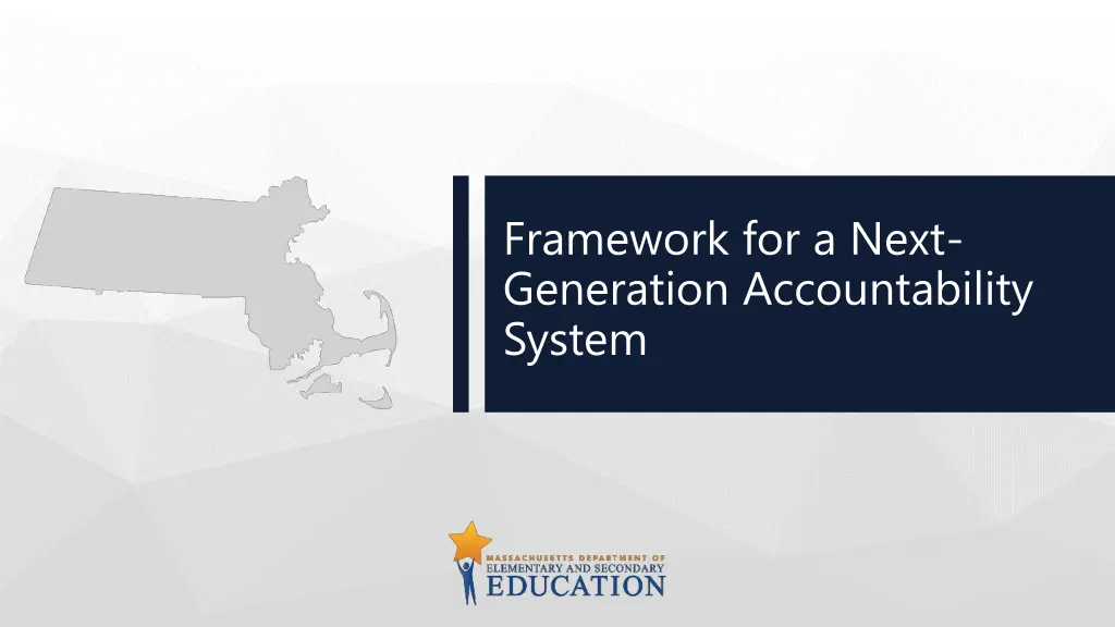 framework for a next generation accountability