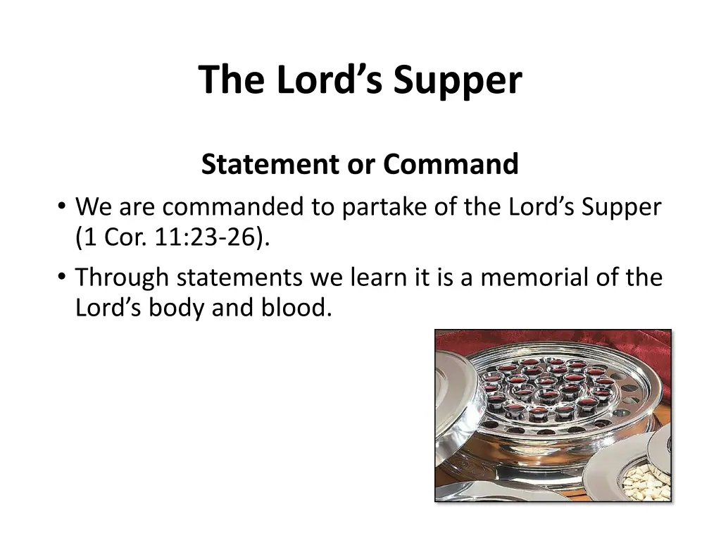 the lord s supper 1