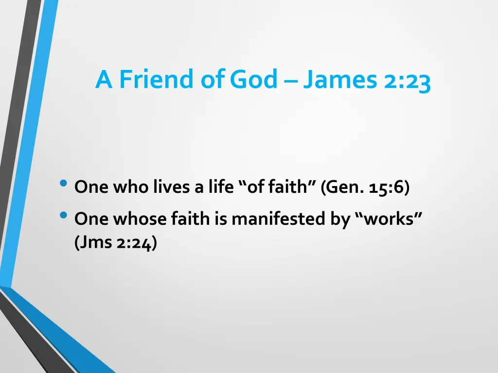 a friend of god james 2 23 1