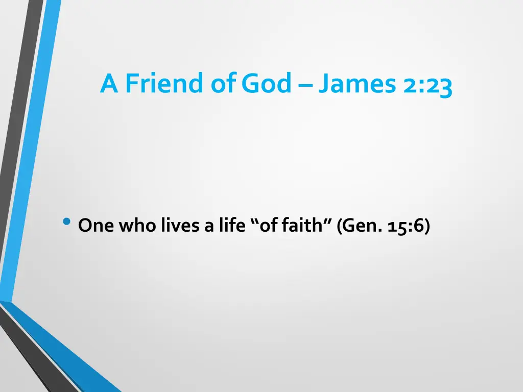 a friend of god james 2 23