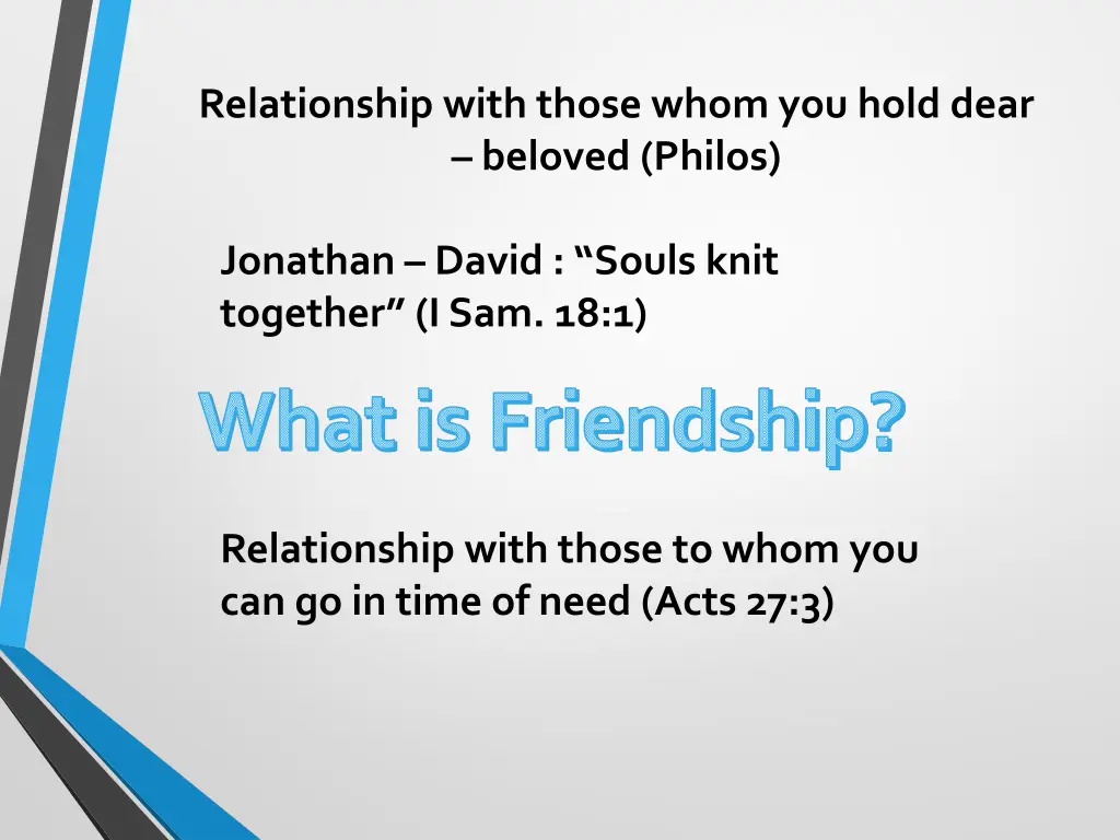 relationship with those whom you hold dear 1