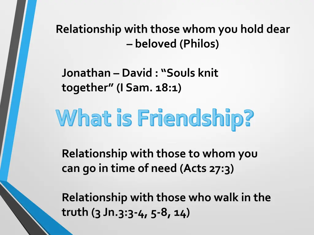 relationship with those whom you hold dear 2