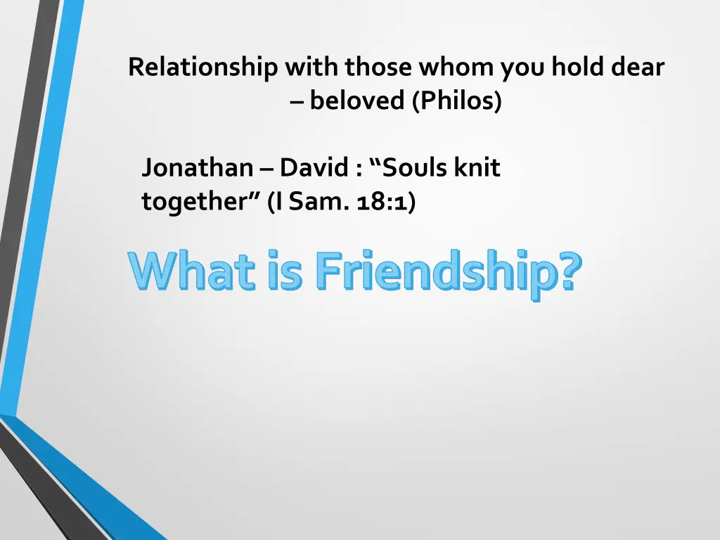 relationship with those whom you hold dear