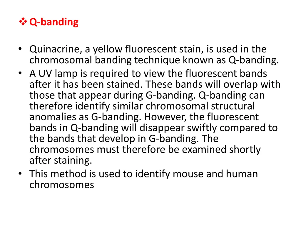 q banding
