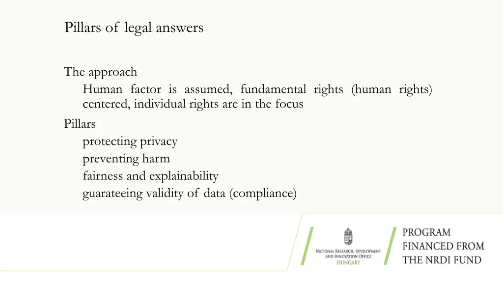 pillars of legal answers
