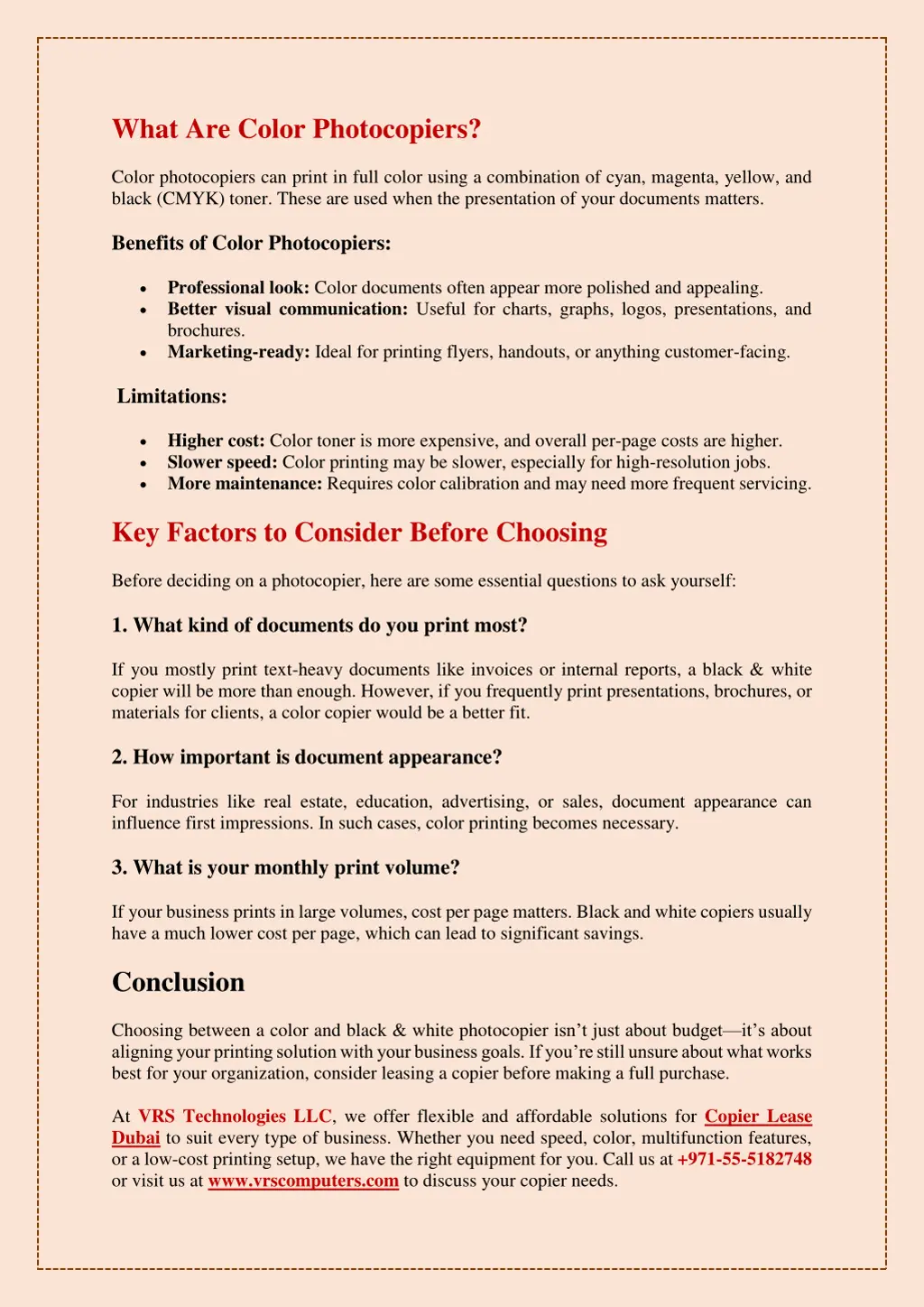 what are color photocopiers