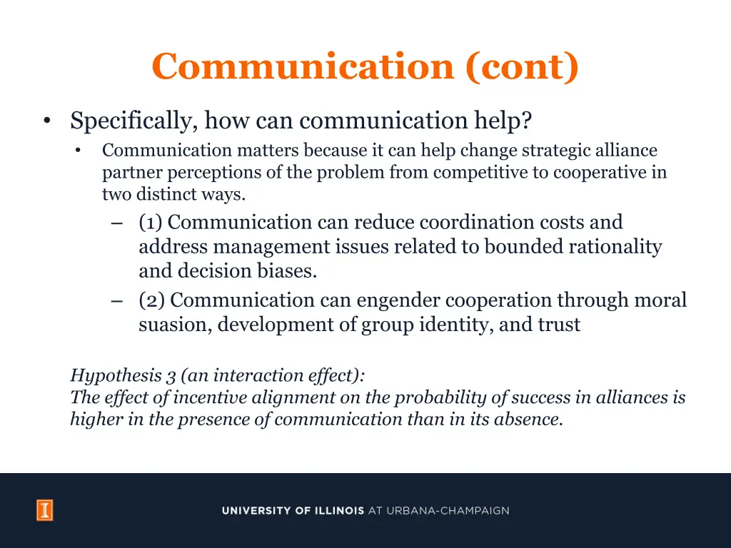 communication cont