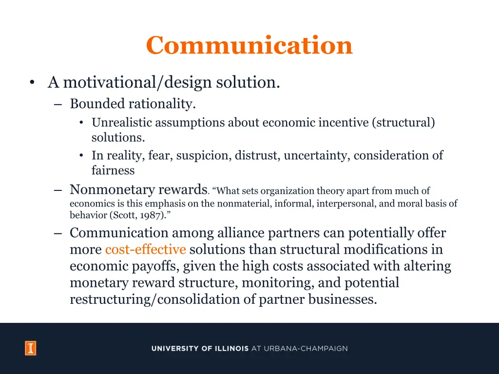 communication