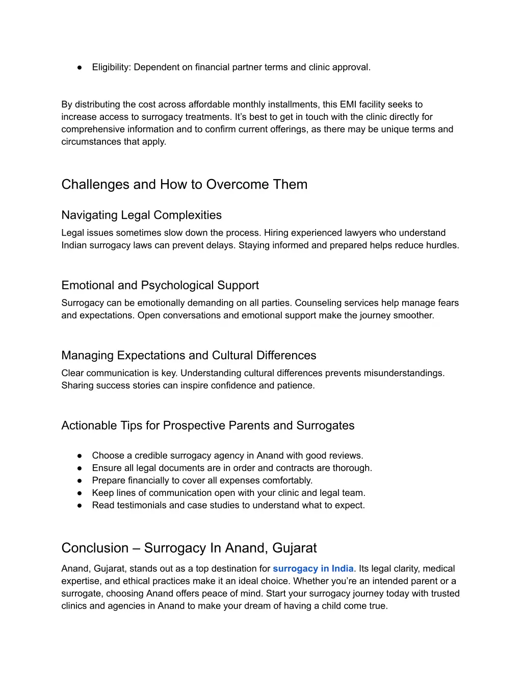 eligibility dependent on financial partner terms