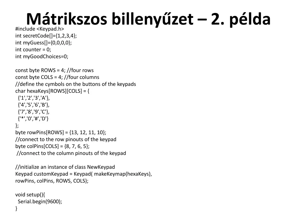 m trikszos billeny zet 2 p lda include keypad