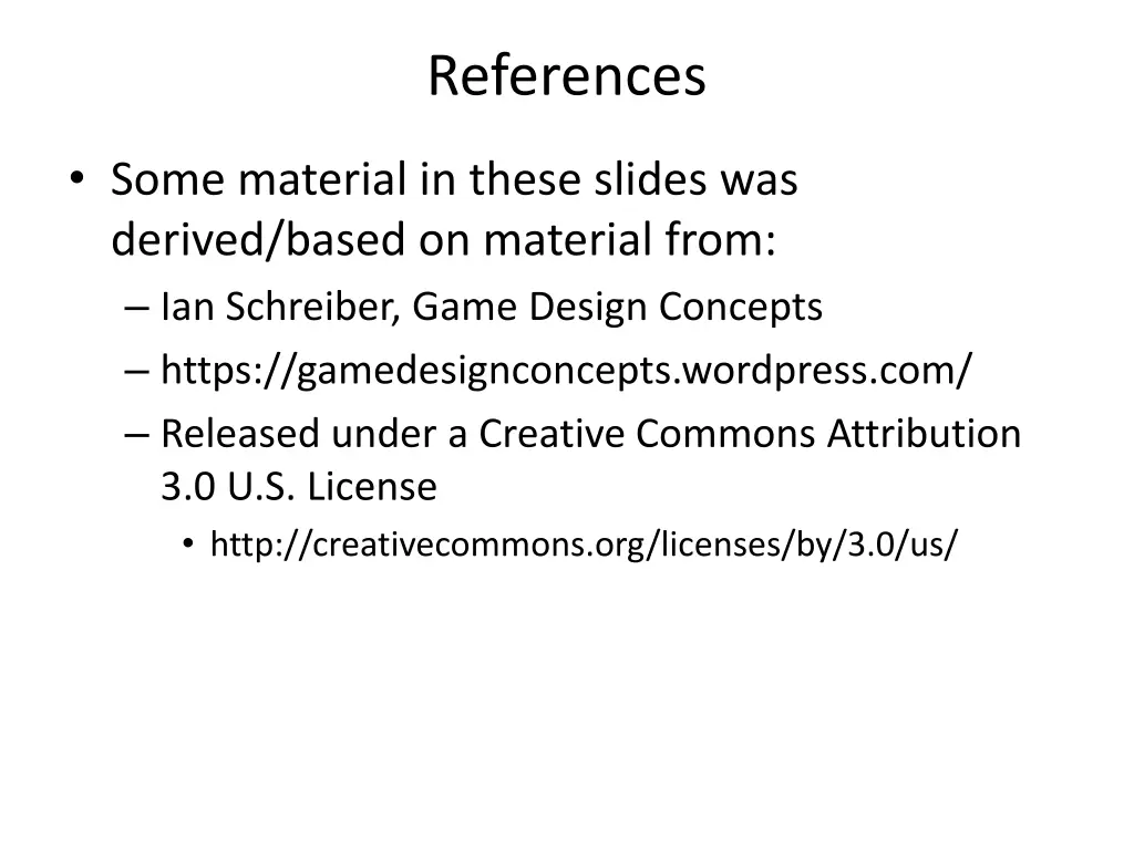 references