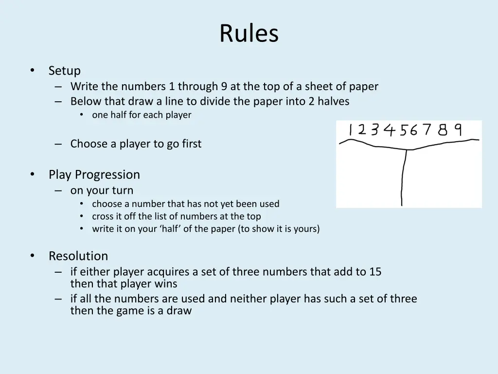 rules