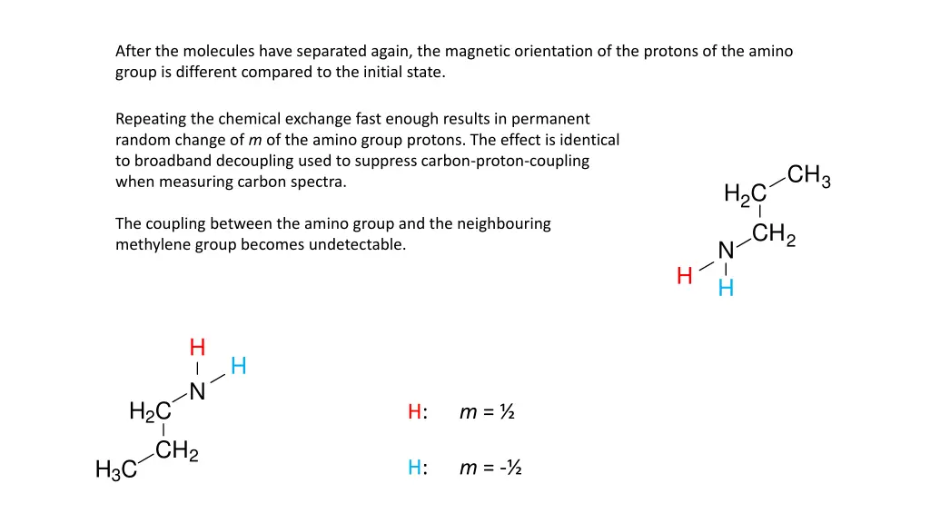 after the molecules have separated again 1