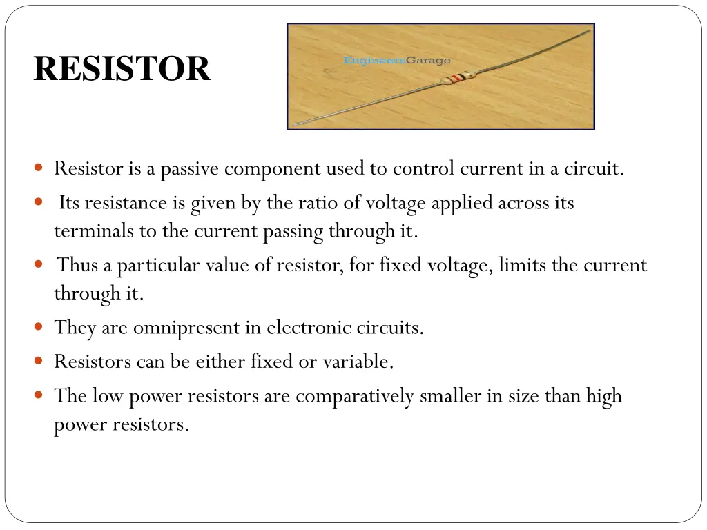 resistor