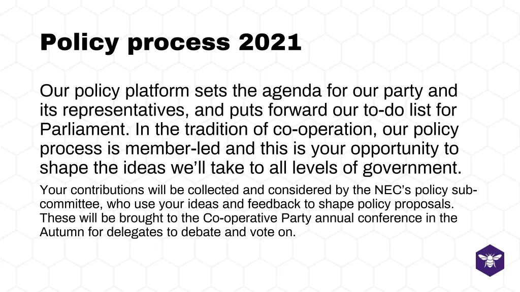 policy process 2021