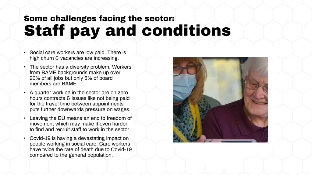 some challenges facing the sector staff