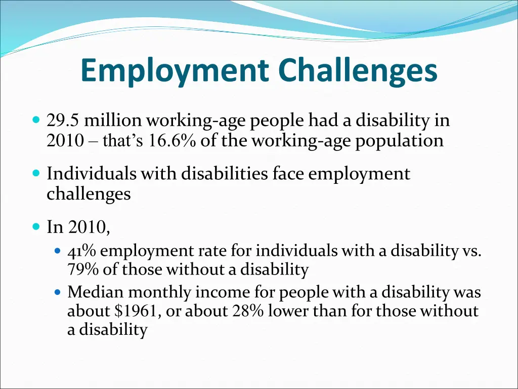 employment challenges