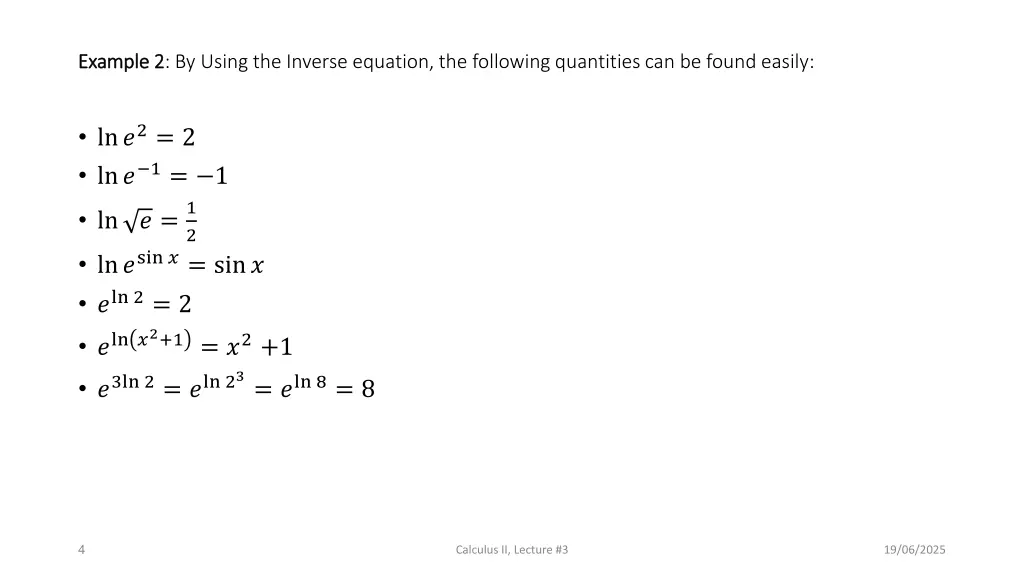 example example 2 2 by using the inverse equation