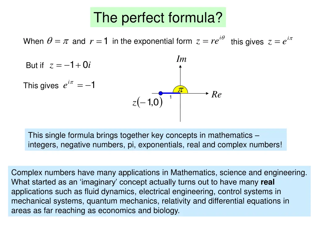 the perfect formula