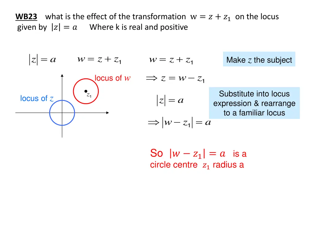 wb23 what is the effect of the transformation