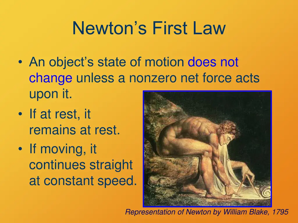 newton s first law 1