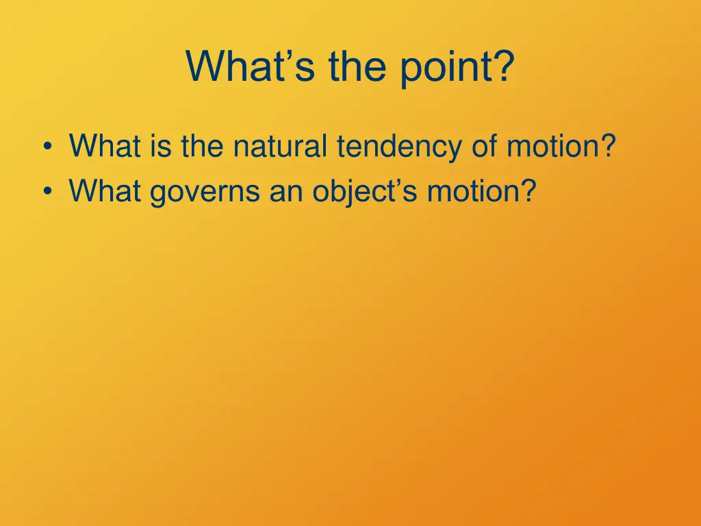 what s the point 1