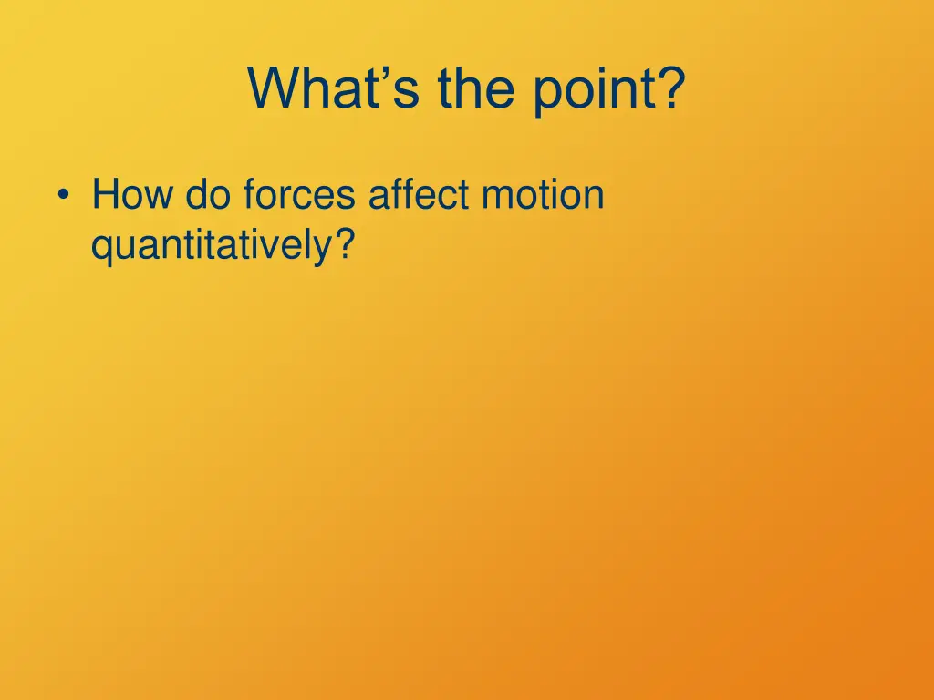 what s the point 2