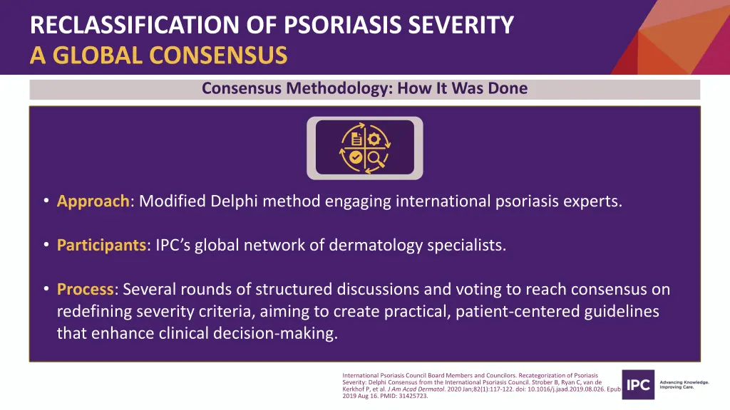reclassification of psoriasis severity a global 2
