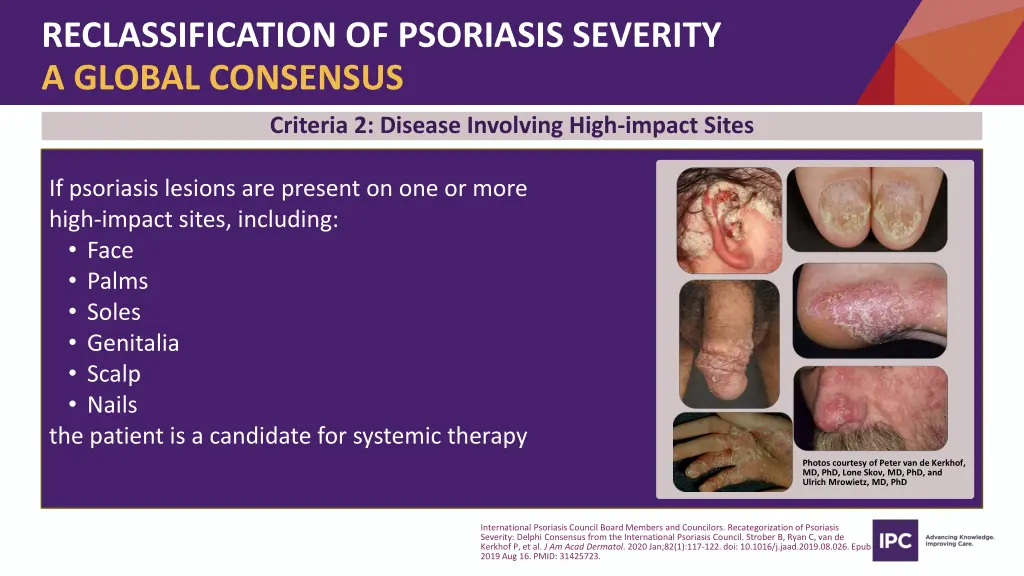reclassification of psoriasis severity a global 6