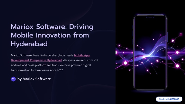 mariox software driving mobile innovation from