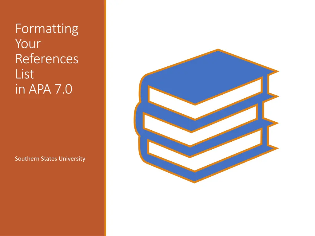 formatting your references list in apa 7 0