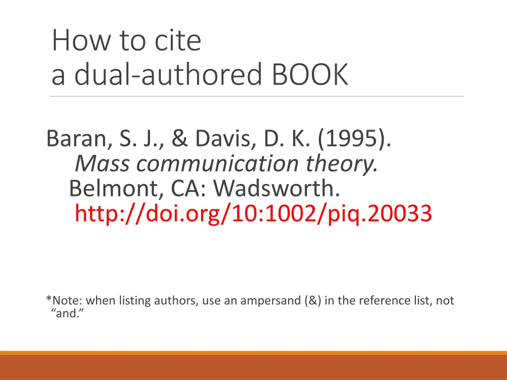 how to cite a dual authored book