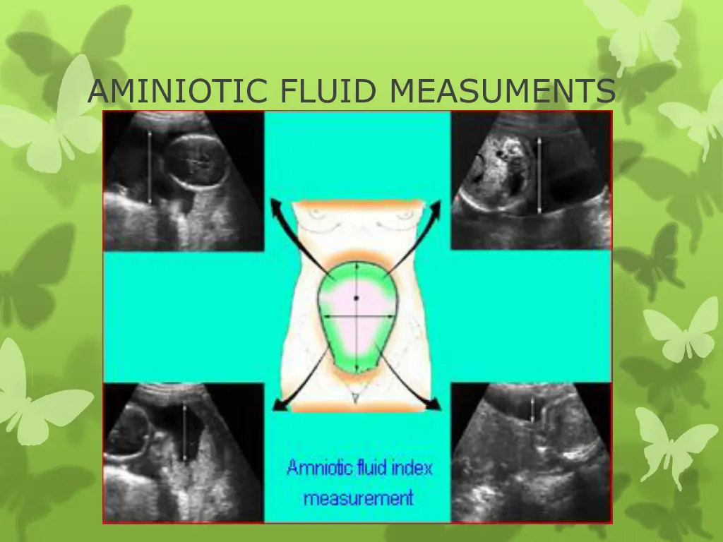 aminiotic fluid measuments