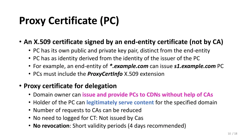 proxy certificate pc