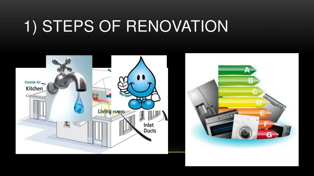 1 steps of renovation