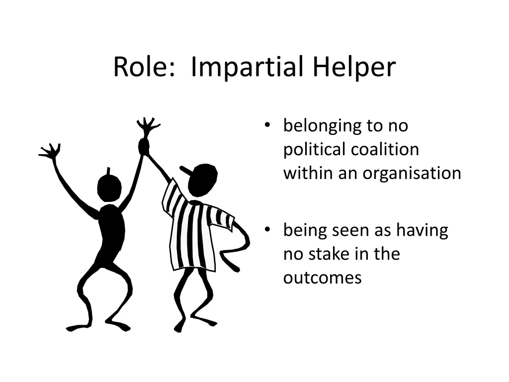 role impartial helper