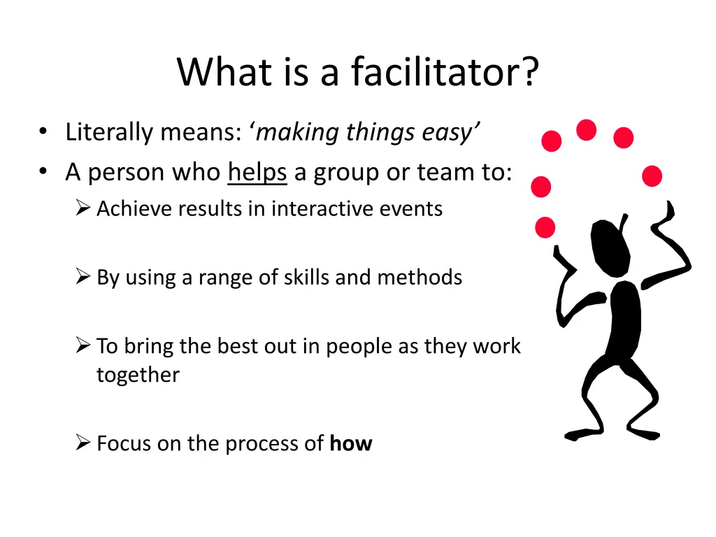 what is a facilitator