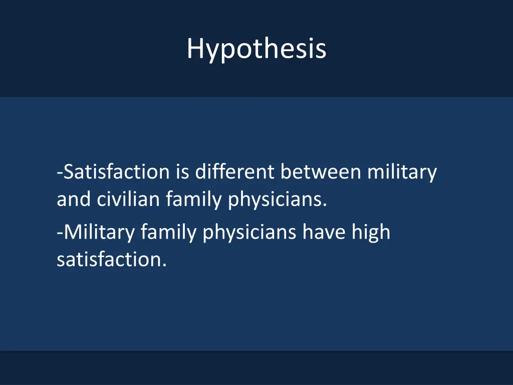 hypothesis