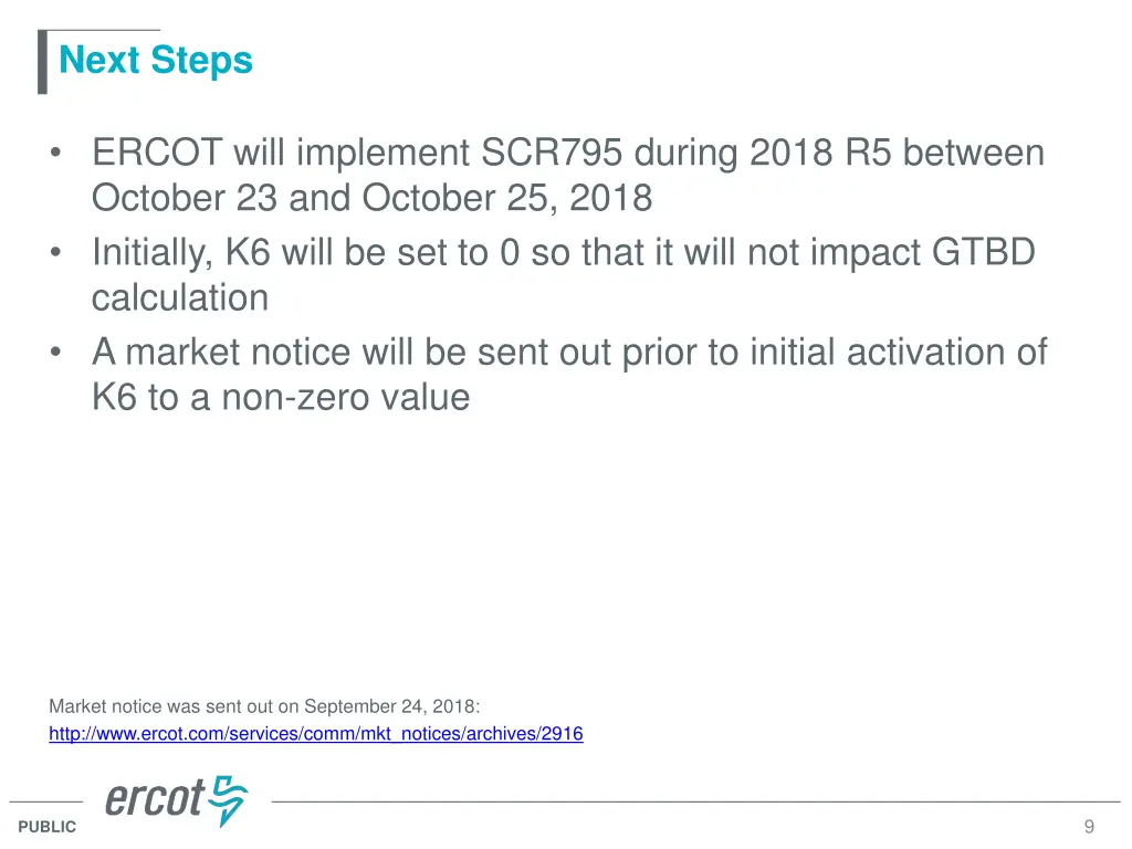 next steps