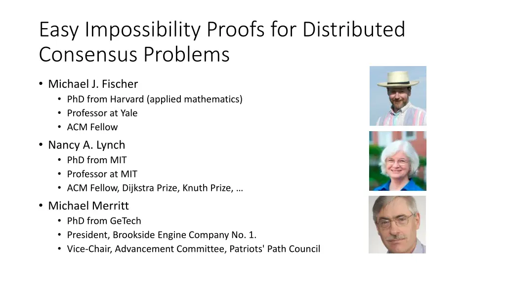 easy impossibility proofs for distributed