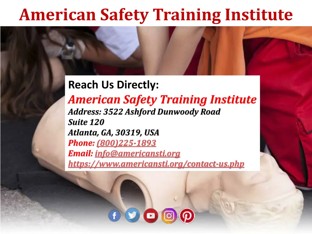 american safety training institute