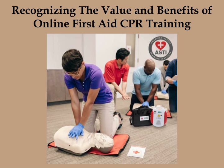 recognizing the value and benefits of online
