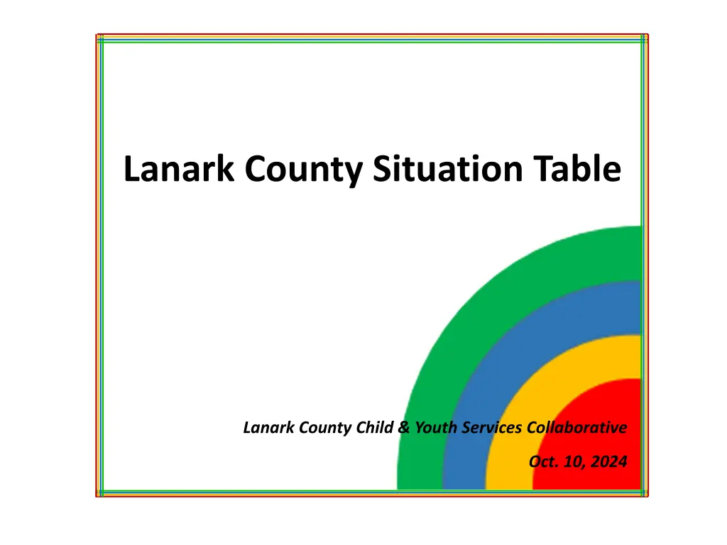 lanark county situation table