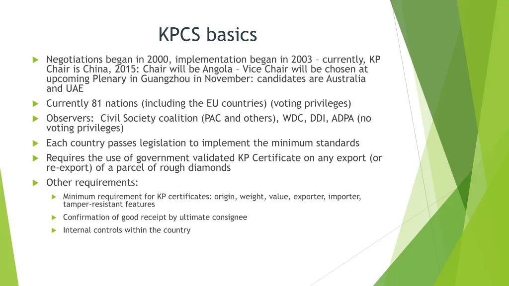 kpcs basics