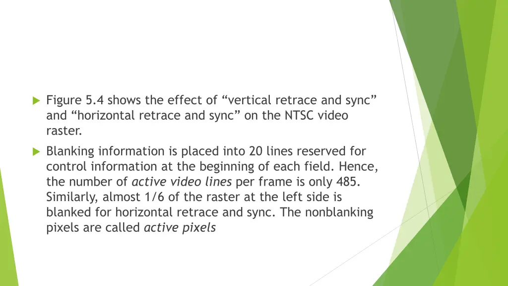 figure 5 4 shows the effect of vertical retrace
