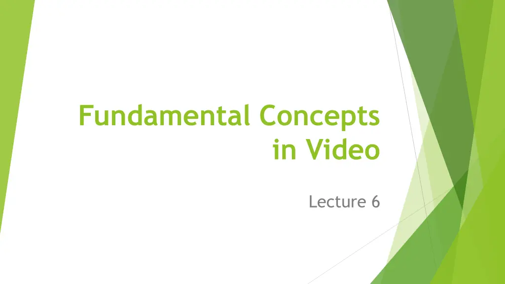 fundamental concepts
