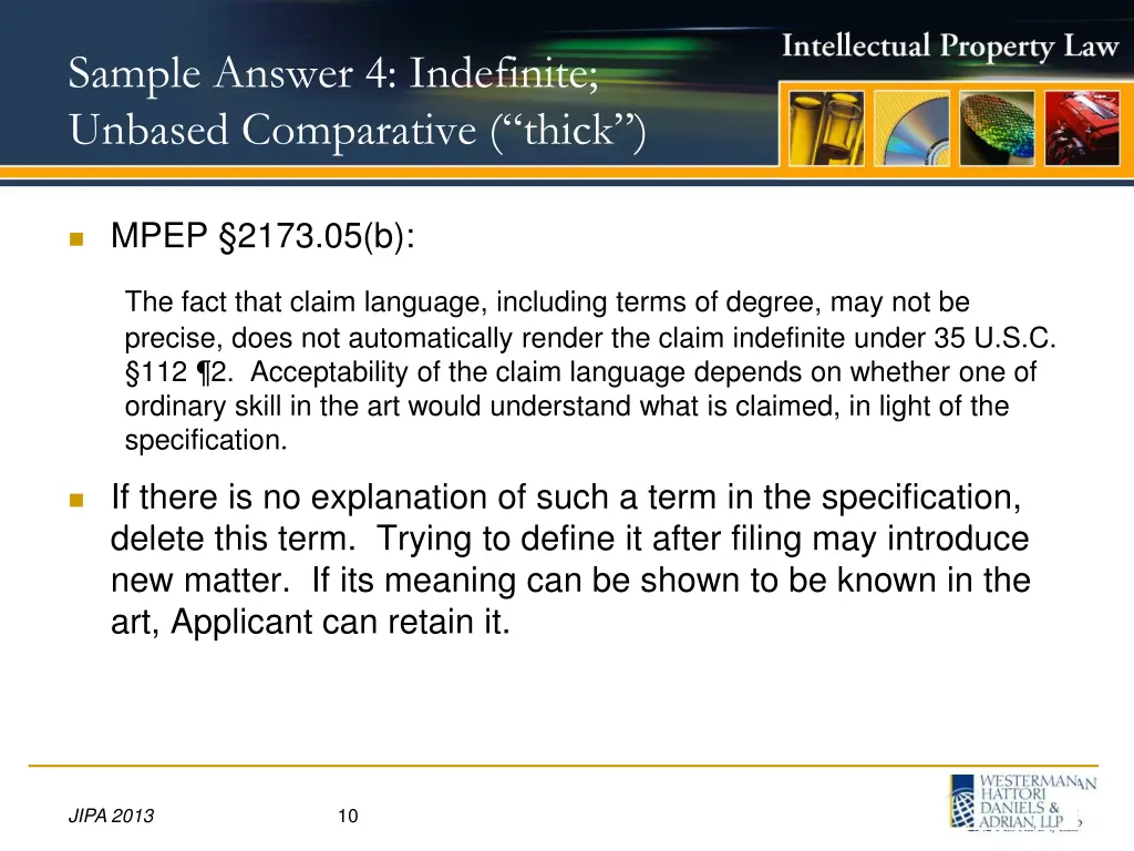 sample answer 4 indefinite unbased comparative